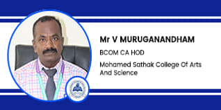 Mohamed Sathak College Of Arts And Science- Mr. V Murugandham